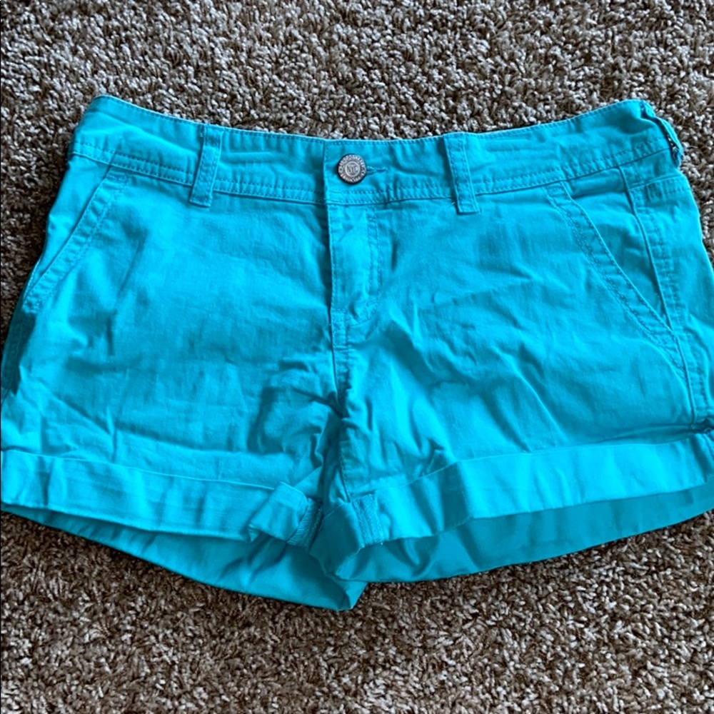 Blue shorts!